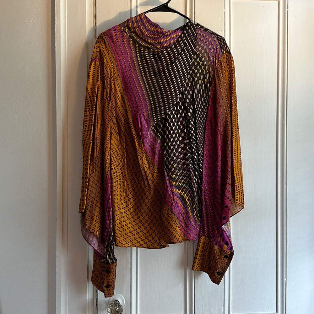 Zara printed blouse